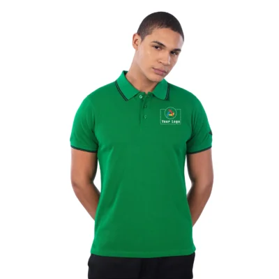 Buy Police Green Polo T-Shirt in bulk for Corporate Gifting | Corporate Gyft