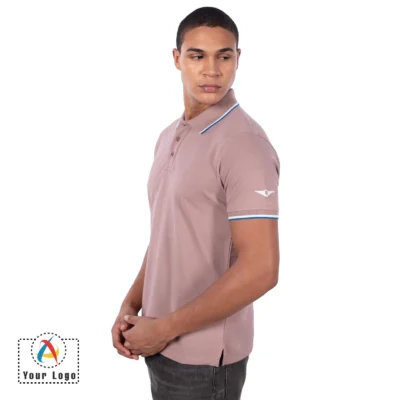 Buy Police Peach Polo T-Shirt in bulk for Corporate Gifting | Corporate Gyft