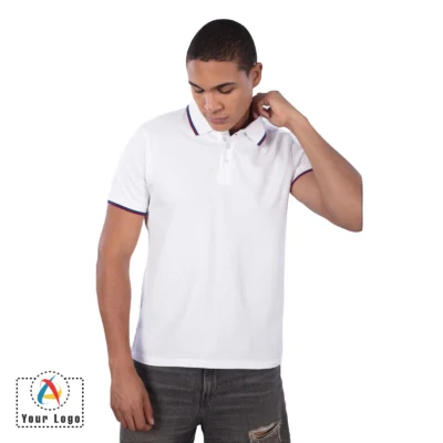 Buy Police White Polo T-Shirt in bulk for Corporate Gifting | Corporate Gyft