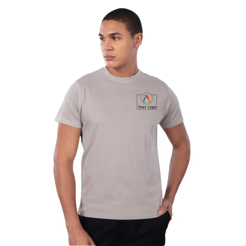 Buy Police Round Neck Grey T-Shirt in bulk for Corporate Gifting | Corporate Gyft