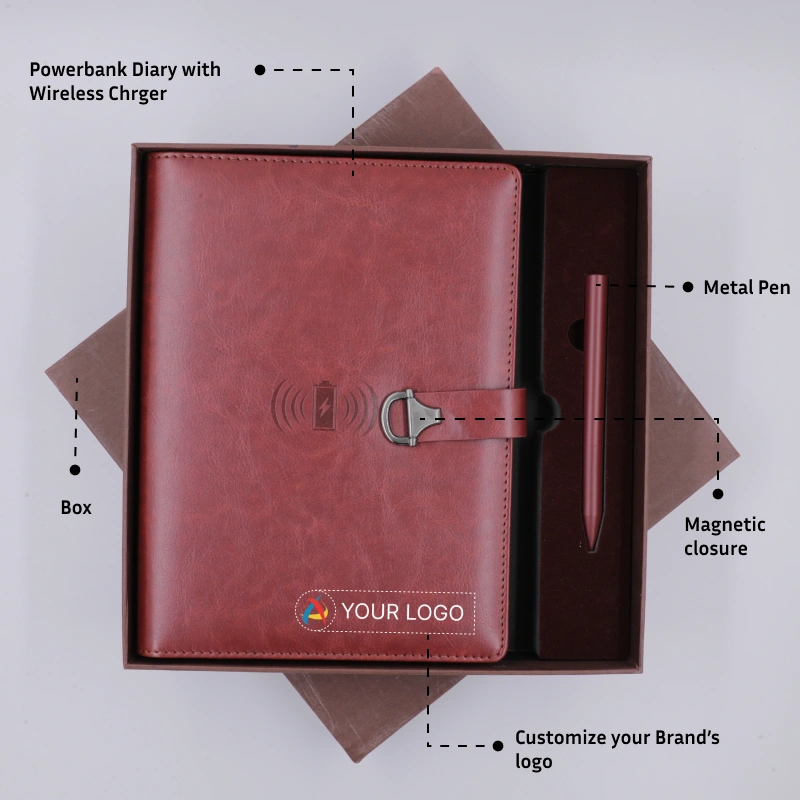 Buy Sigma Power Bank Notebook Set in bulk for Corporate Gifting | Corporate Gyft