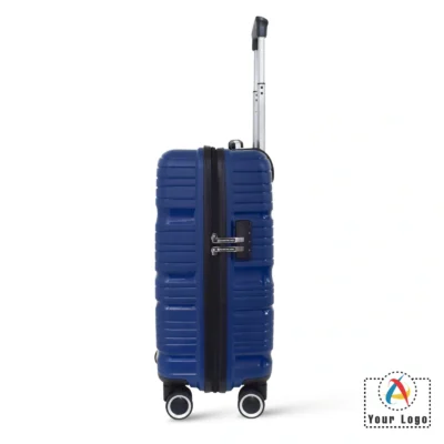 Buy Swiss Military Blue Swirl Cabin Trolley Bag in bulk for Corporate Gifting | Corporate Gyft