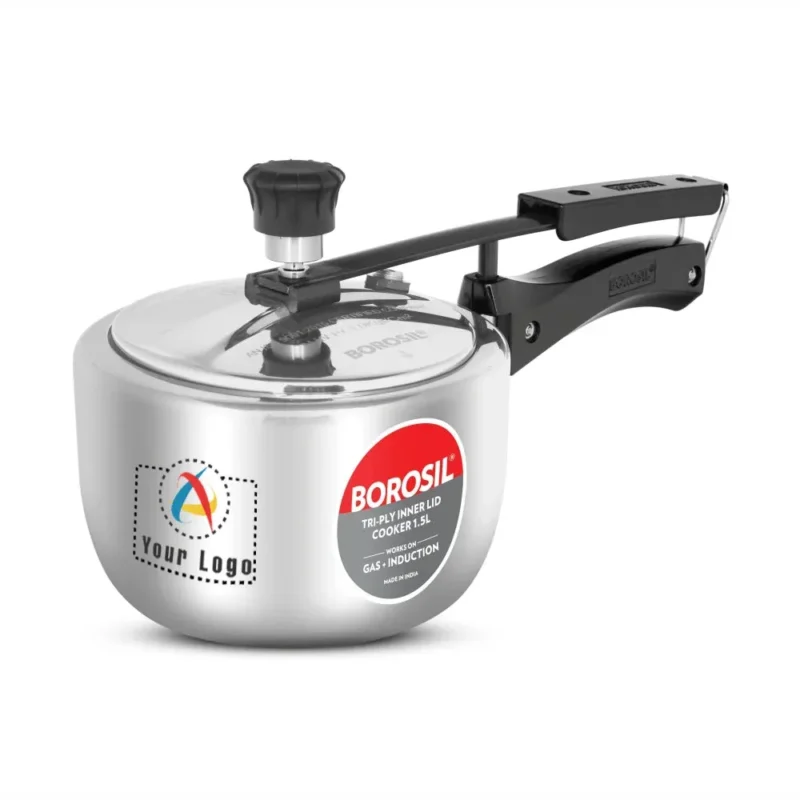 Buy Borosil Inner Lid Tri-Ply Pressure Cooker in bulk for Corporate Gifting | Corporate Gyft