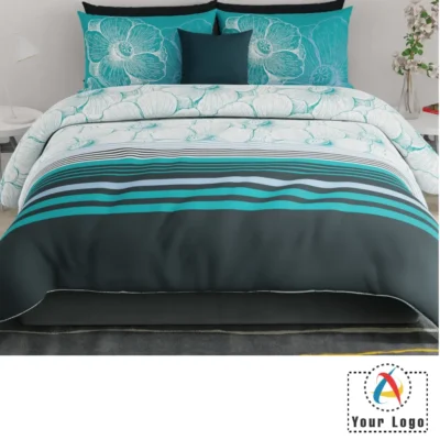 UCB Rainbow Collection Bedsheet Cotton Blue | CorporateGyft