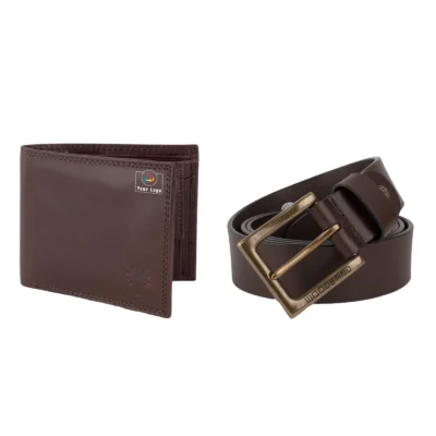 Woodland Wallet and Belt Gift Set | CorporateGyft