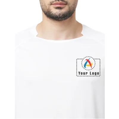 Buy Jack & Jones® White Icero Round Neck T-shirt in bulk for Corporate Gifting | Corporate Gyft