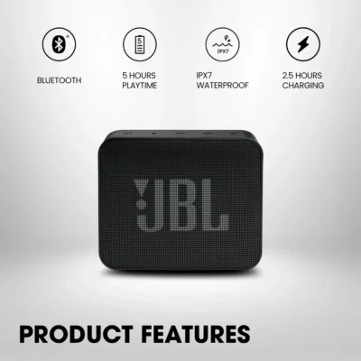 Buy JBL Go Essential Black Portable Speaker in bulk for Corporate Gifting | Corporate Gyft