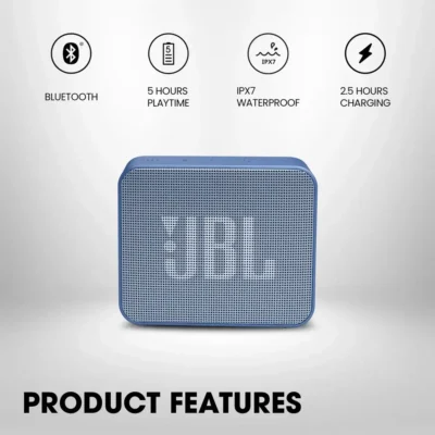 Buy JBL Go Essential Blue Portable Speaker in bulk for Corporate Gifting | Corporate Gyft