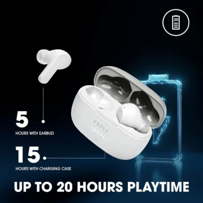 Buy JBL Wave 200 TWS White Earpods in bulk for Corporate Gifting | Corporate Gyft