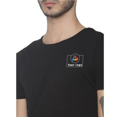 Buy Jack & Jones® Black Jesper Round Neck T-Shirt in bulk for Corporate Gifting | Corporate Gyft