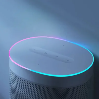 Buy Mi White Smart Speaker with Google Assistant in bulk for Corporate Gifting | Corporate Gyft