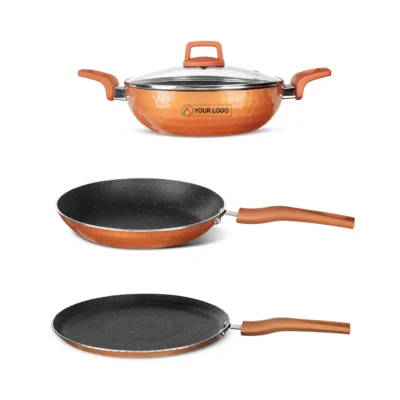 Borosil Russet Cookware Set - 4 PC | CorporateGyft