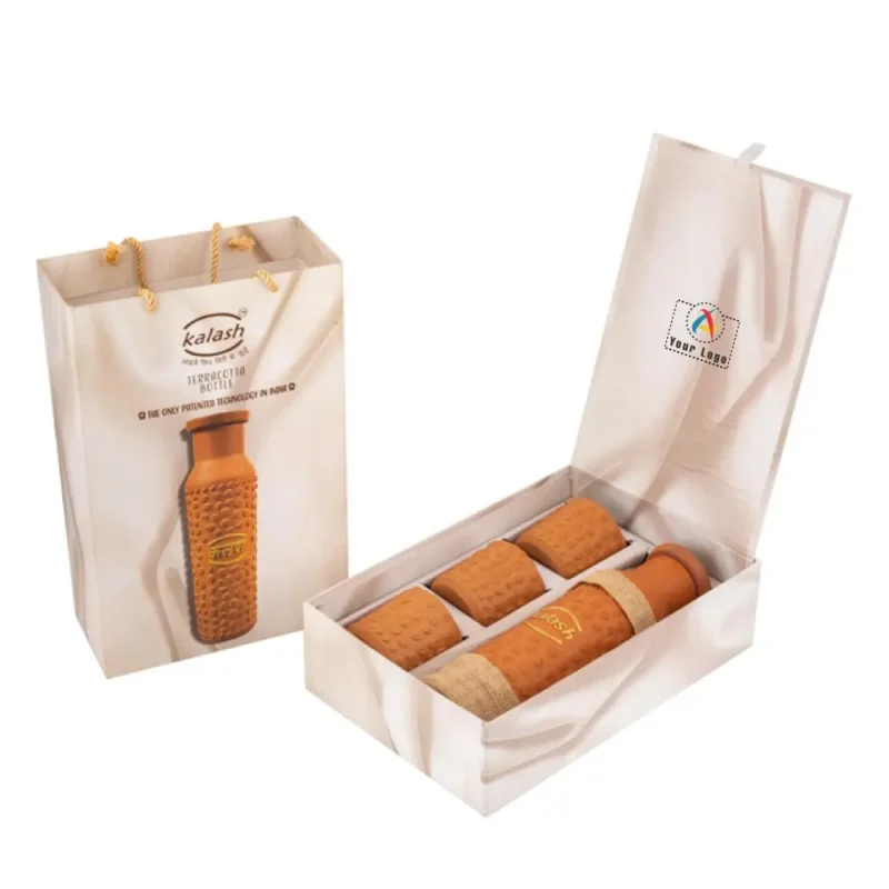 My Kalash Terracotta bottles Gift Box | CorporateGyft