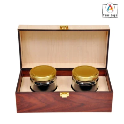 Buy Dry Fruits Gift Set Box - 2 Jars in bulk for Corporate Gifting | Corporate Gyft