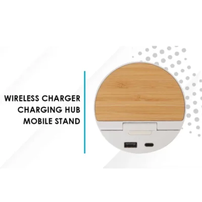 Buy Bolt Wireless Charger with Mobile Stand in bulk for Corporate Gifting | Corporate Gyft