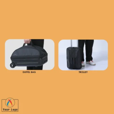 Buy Commuter Duffel Trolley with Laptop Compartment Overnighter in bulk for Corporate Gifting | Corporate Gyft