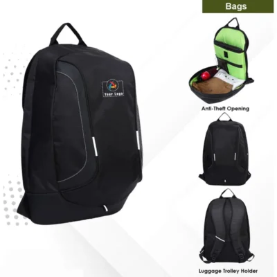 Buy FeatherLite Anti-Theft Laptop Backpack in bulk for Corporate Gifting | Corporate Gyft