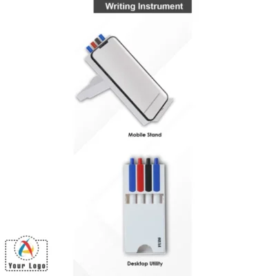 Buy Flare Pen Set with Mobile Stand in bulk for Corporate Gifting | Corporate Gyft