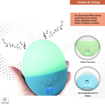 Buy Slumber Green Bluetooth Speaker with White Noise in bulk for Corporate Gifting | Corporate Gyft