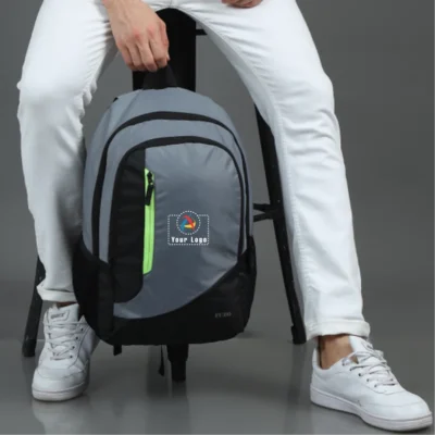 Buy Staple Grey Laptop Backpack in bulk for Corporate Gifting | Corporate Gyft