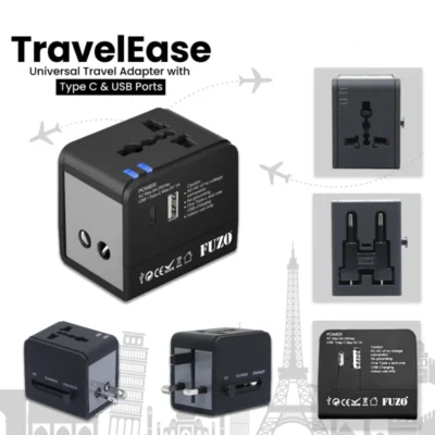 Buy TravelEase Universal Travel Adapter in bulk for Corporate Gifting | Corporate Gyft