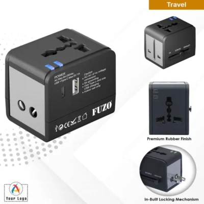 Buy TravelEase Universal Travel Adapter in bulk for Corporate Gifting | Corporate Gyft