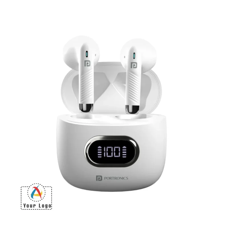 Buy Portronics Harmonics Twins S9 Wireless Earbuds in bulk for Corporate Gifting | Corporate Gyft