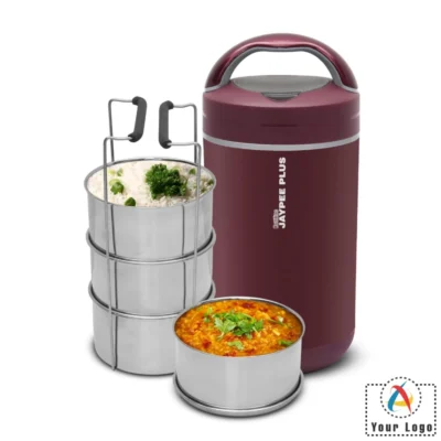 Buy Jaypee Plus Red Hottline 4 Electric Lunch Box in bulk for Corporate Gifting | Corporate Gyft