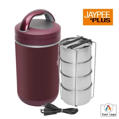 Buy Jaypee Plus Red Hottline 4 Electric Lunch Box in bulk for Corporate Gifting | Corporate Gyft