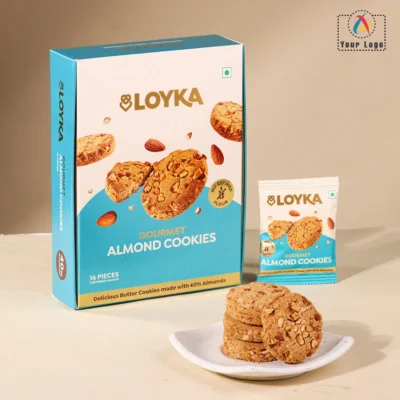 Buy Loyka Almond Cookies Box in bulk for Corporate Gifting | Corporate Gyft