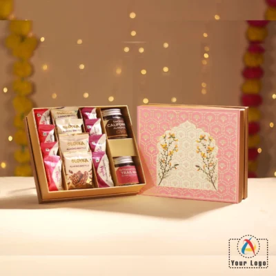 Buy Loyka Royal Peach Darwaza Gourmet Box in bulk for Corporate Gifting | Corporate Gyft