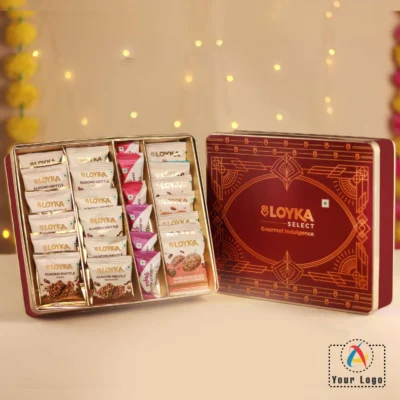 Buy Loyka Select Regal Tin Gourmet Box in bulk for Corporate Gifting | Corporate Gyft