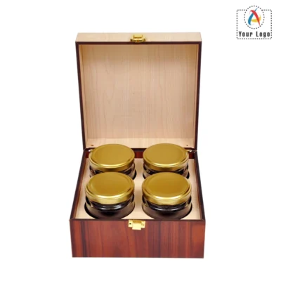 Buy Dry Fruits Gift Set Box - 4 Jars in bulk for Corporate Gifting | Corporate Gyft