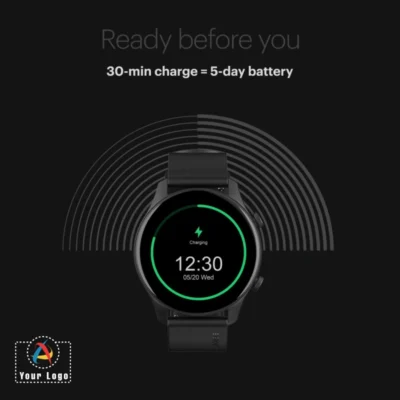 Buy Noise Fit Evolve 2 Black Smartwatch in bulk for Corporate Gifting | Corporate Gyft