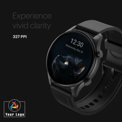 Buy Noise Fit Evolve 2 Black Smartwatch in bulk for Corporate Gifting | Corporate Gyft