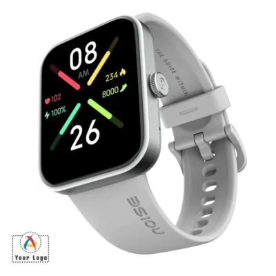 Buy Noise Pulse Go Buzz Grey Smartwatch in bulk for Corporate Gifting | Corporate Gyft