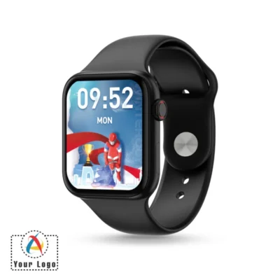 Buy Pebble Frost Black Smartwatch in bulk for Corporate Gifting | Corporate Gyft