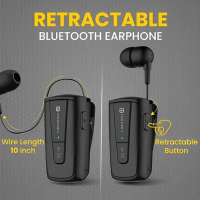 Buy Portronics Harmonics Klip 4 Bluetooth Earphone in bulk for Corporate Gifting | Corporate Gyft