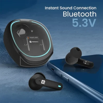 Buy Portronics Harmonics Twins S11 Wireless Earbuds in bulk for Corporate Gifting | Corporate Gyft