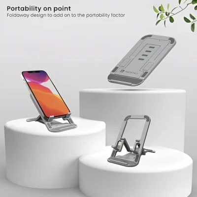 Buy Portronics Modesk 100 Desktop Mobile and Tablet Holder in bulk for Corporate Gifting | Corporate Gyft