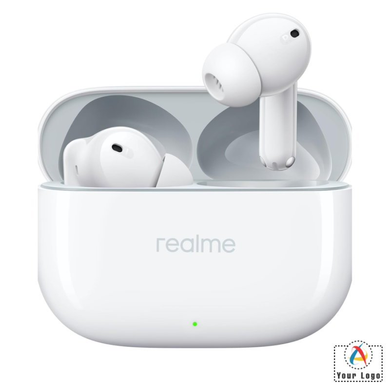 Buy Realme White Buds T300 True Wireless Earbuds in bulk for Corporate Gifting | Corporate Gyft