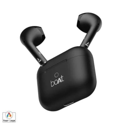 Buy BoAt Airdopes Joy Black Wireless Earbuds in bulk for Corporate Gifting | Corporate Gyft