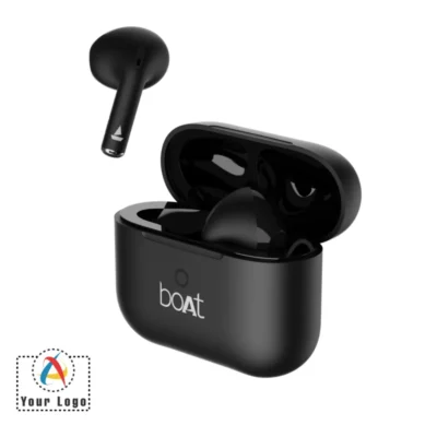 Buy BoAt Airdopes Joy Black Wireless Earbuds in bulk for Corporate Gifting | Corporate Gyft