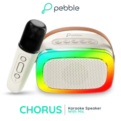 Buy Pebble® Chorus Karaoke Speaker with Mic in bulk for Corporate Gifting | Corporate Gyft