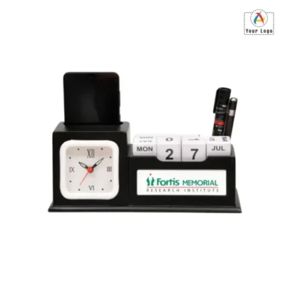 Buy NB Desk Organizer with Dice Calendar in bulk for Corporate Gifting | Corporate Gyft