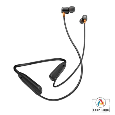 Buy Noise Black Neckband Airwave Earphones in bulk for Corporate Gifting | Corporate Gyft