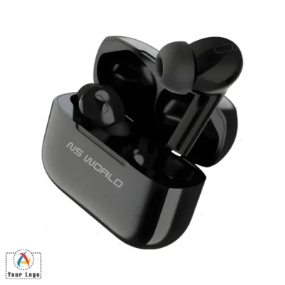 Buy Pebble Zen Buds Black in bulk for Corporate Gifting | Corporate Gyft