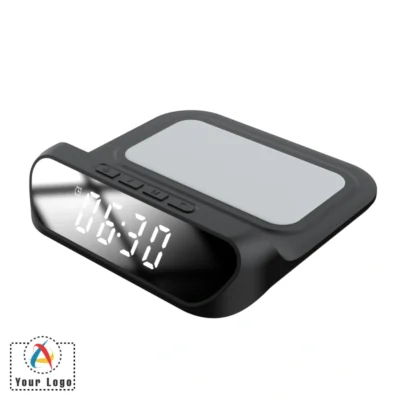 Buy Doodle Wireless Charger with Alarm Clock in bulk for Corporate Gifting | Corporate Gyft