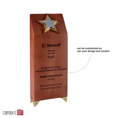 Buy Star of Trust Trophy - 109 in bulk for Corporate Gifting | Corporate Gyft