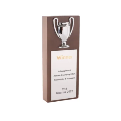 Buy Royal Silver Nature Inspired Trophy - 114 in bulk for Corporate Gifting | Corporate Gyft